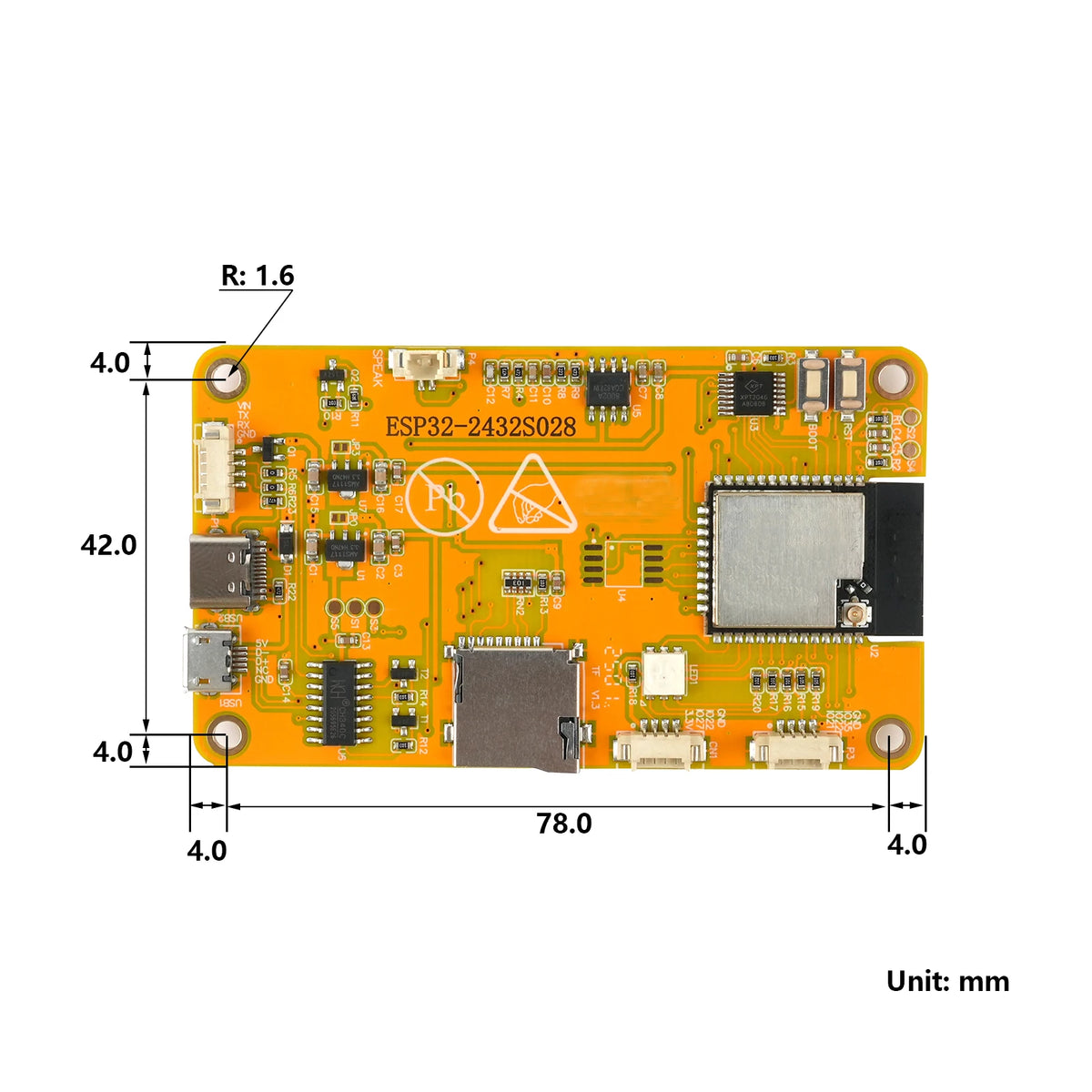 ESP32-2432S028R 2.8inch ESP32 Module TFT LCD Display